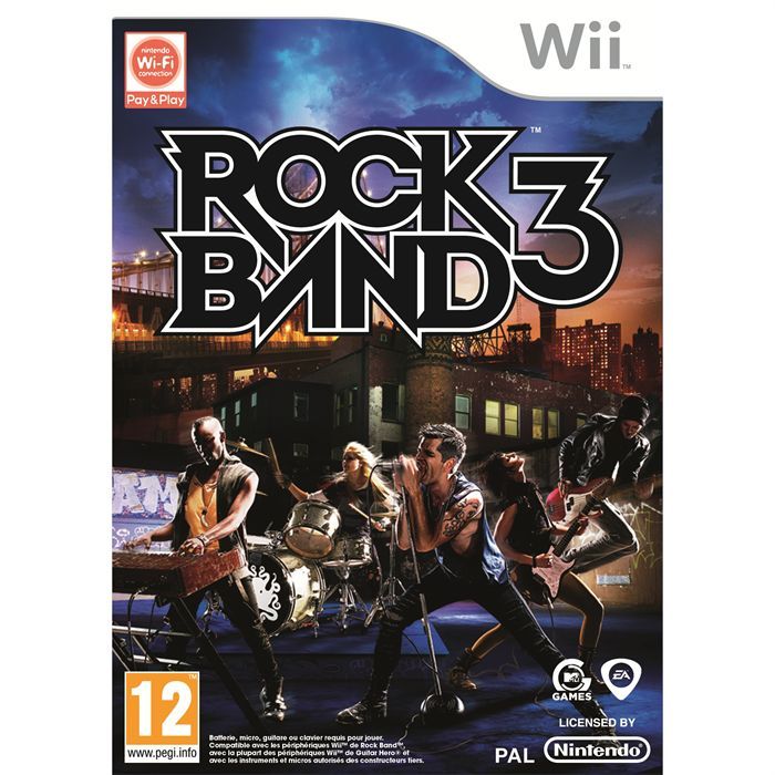 Jeux Wii Electronic Arts Rock Band 3 Pour Wii