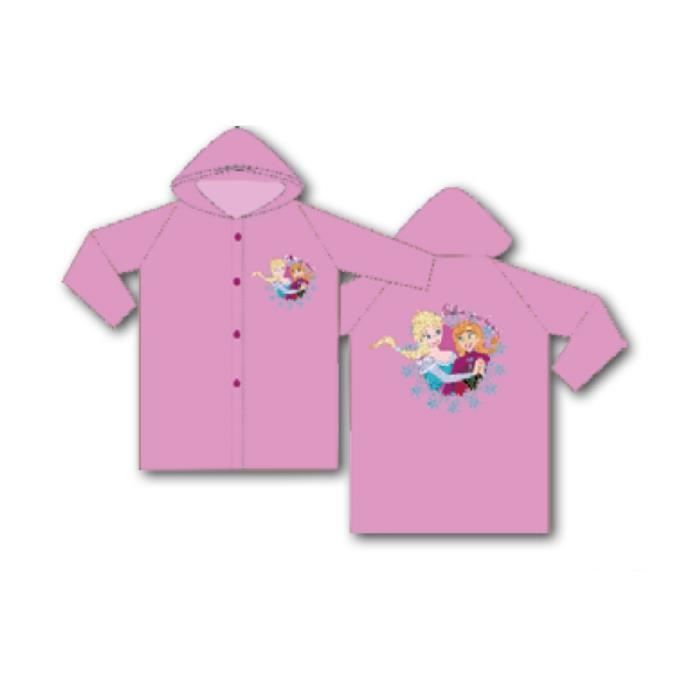 Manteau imperméable - La reine des neiges - 7/9 ans Rose