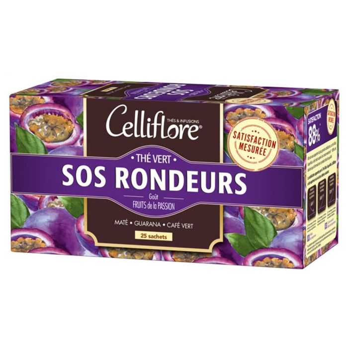 Celliflore Thé Vert SOS Rondeurs 25 sachets