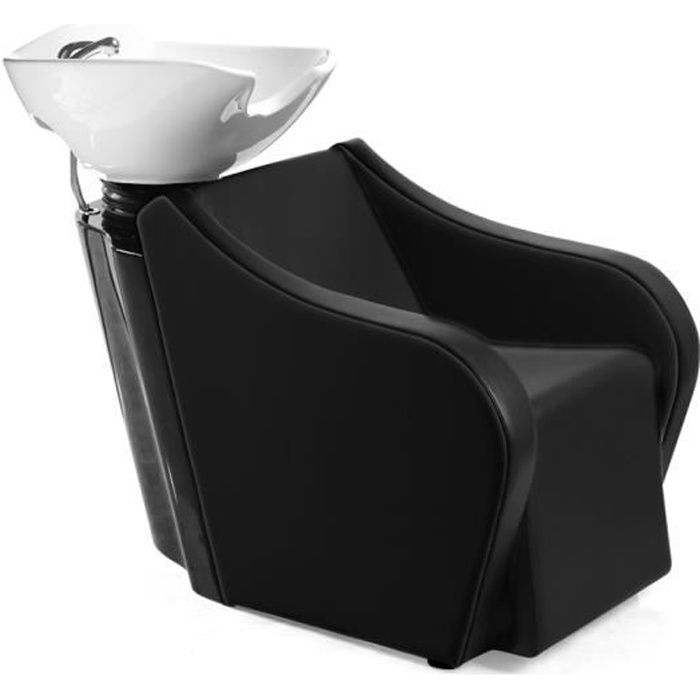 Bac de lavage coiffure Caprala Bac de lavage coiffure Caprala Skaï Noir, Equipement salon de coiffure Mobilier by Gouiran
