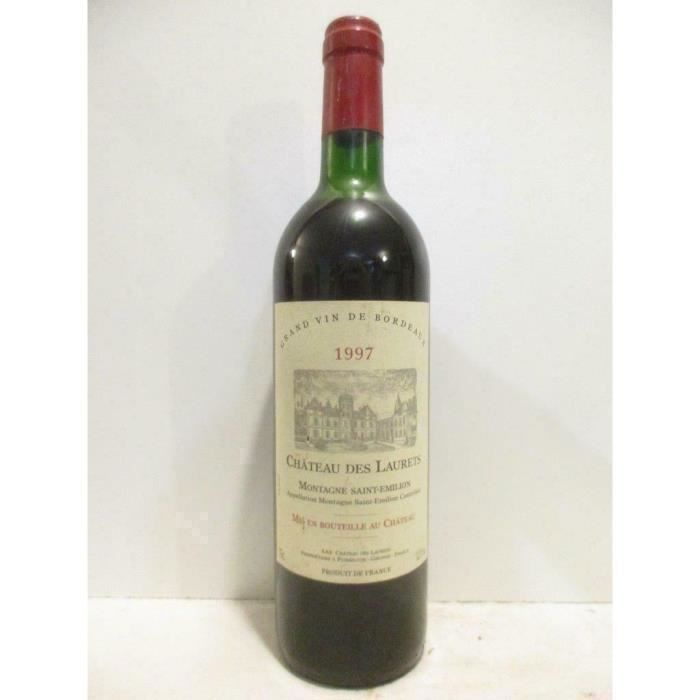 montagne saint-émilion château des laurets rouge 1997 - bordeaux
