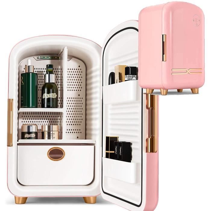Dr.COLORFUL Mini Frigo Petit Réfrigérateur 12L Commande Numérique Intelligente Design Silencieux Usage de Vo620