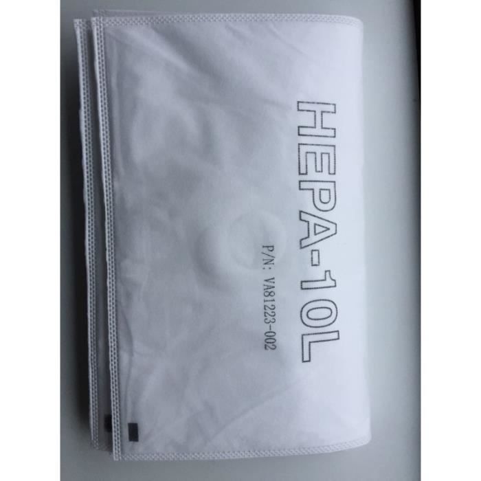 Lot De 10 Sacs Hepaflo Viper(compatible Numatic 9l Et 10l)