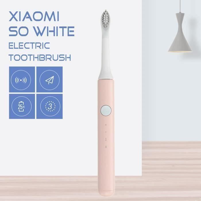 Xiaomi SO WHITE Brosse à dents électrique Sonique Rechargeable Étanche ROSE L37916