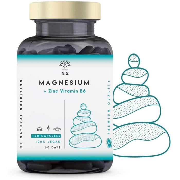 Magnésium ZMA Magnésium Zinc et Vitamine B6 Augmente les Niveaux de Testostérone Réduit la Fatigue Améliore le Sommeil B 103247