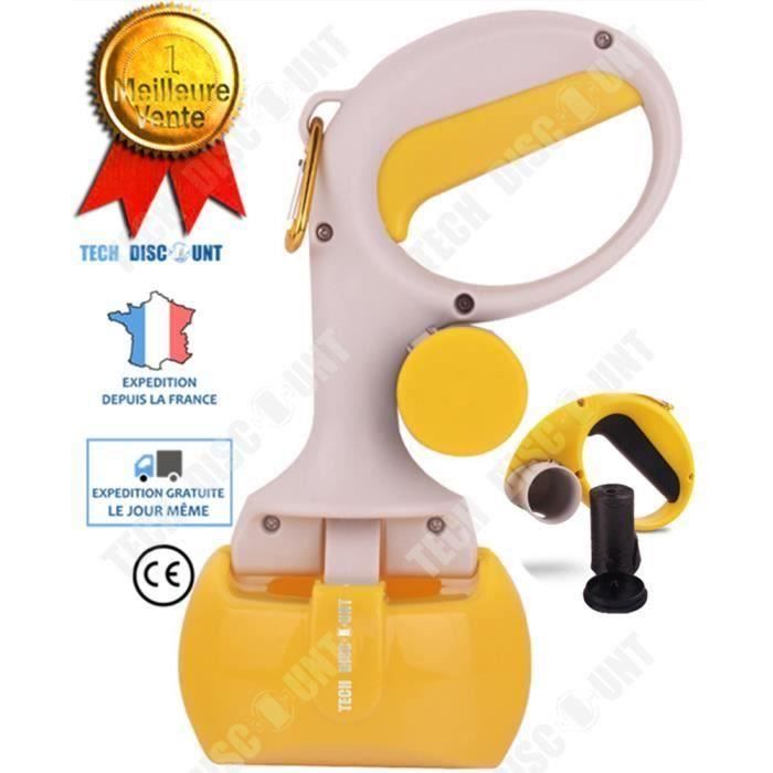 Pelle à ramasse crotte Distributeur sac poubelle animaux de compagnie chien caca plastique déjection excrément portable écologiq