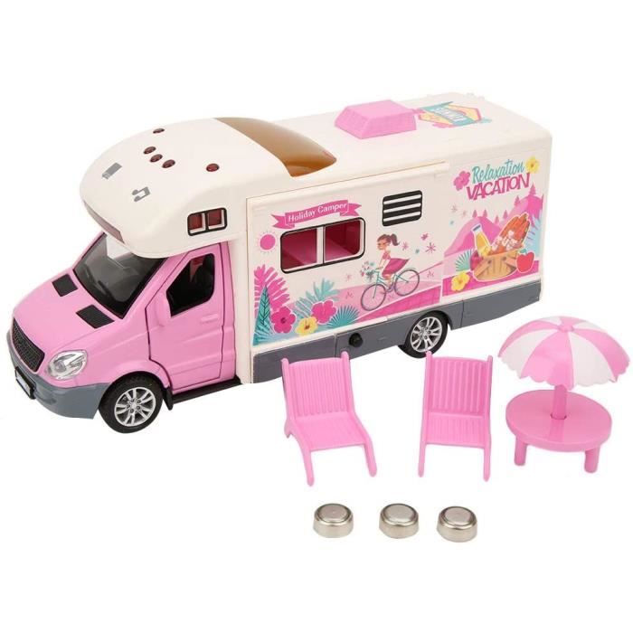 VEHICULE MINIATURE ASSEMBLE ENGIN TERRESTRE MINIATURE ASSEMBLE Tnfeeon Simulation Camping-Car, Caravane Classique de Jouets Ha434