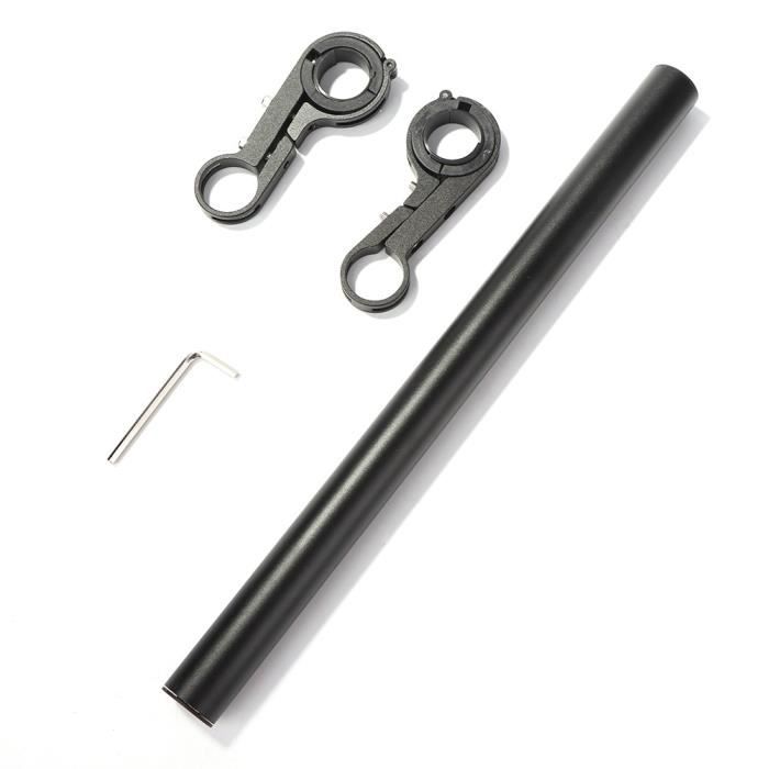 Guidon de vélo,Support d'extension du guidon pour trottinette électrique Xiaomi M365,accessoires en alliage d'aluminium, en fibre