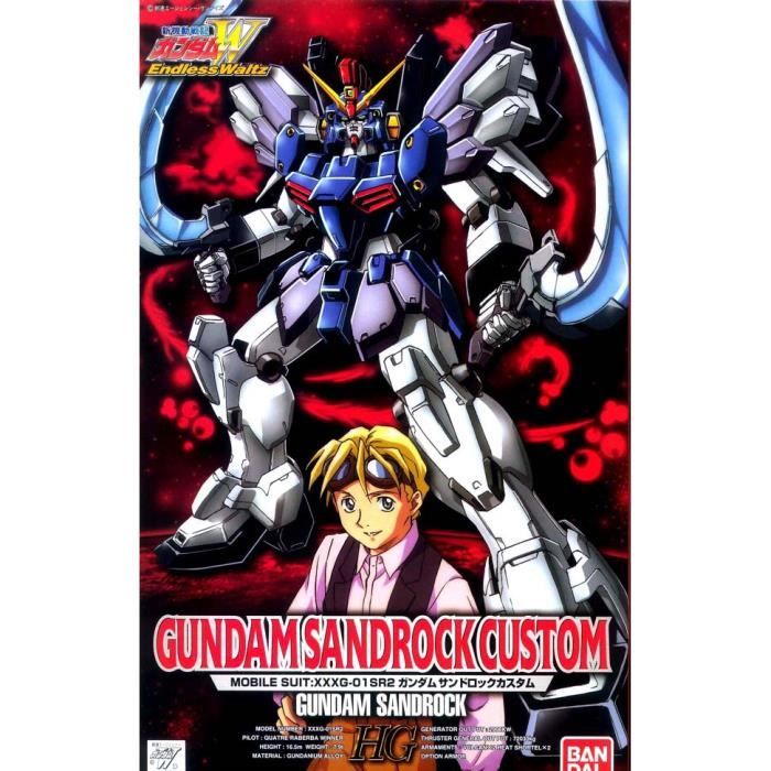 XXXG-01SR02 Gundam W OVA Gundam Sandrock Custom GUNPLA HG Hogh Grade 1-100
