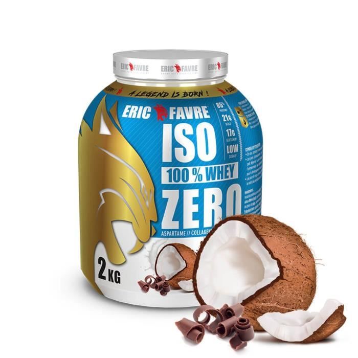 Eric Favre Iso 100% Whey Zero 2 kg - Choco-Coco