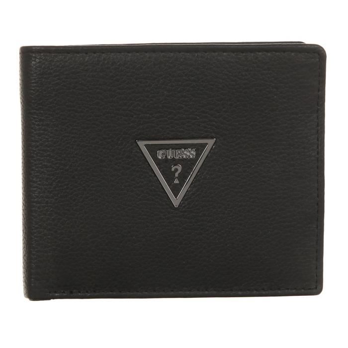 GUESS - porte feuille homme - noir