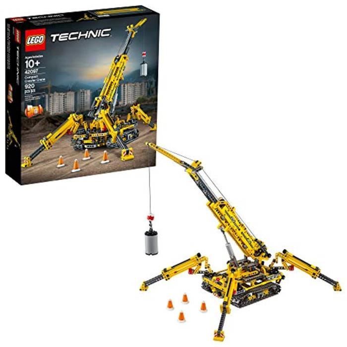 Jeu D'Assemblage LEGO DK0FC Technic sur chenilles Compact grue 42097 Kit de construction, Nouveau 2019 (920 Pieces