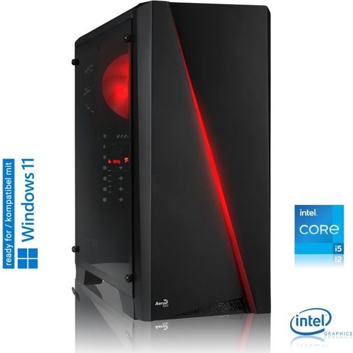 Memory PC de bureau | Intel Core i5-11400 6x 2.6GHz | 16Go DDR4| Intel UHD Graphique | 240Go SSD | Sans système d'exploitation| WiFi