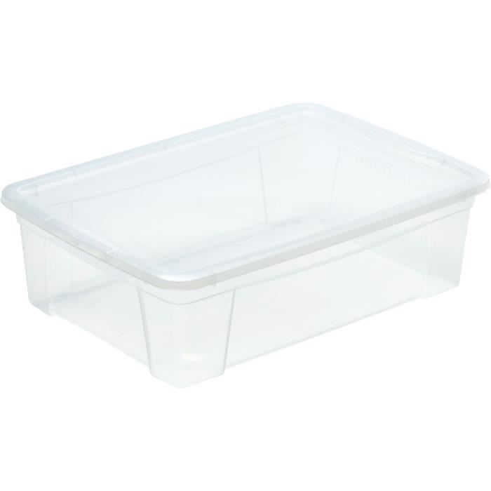 Boite rangement SPACE BOX K6 25,6L + Couvercle - L 56 x P 39 x H 17 cm