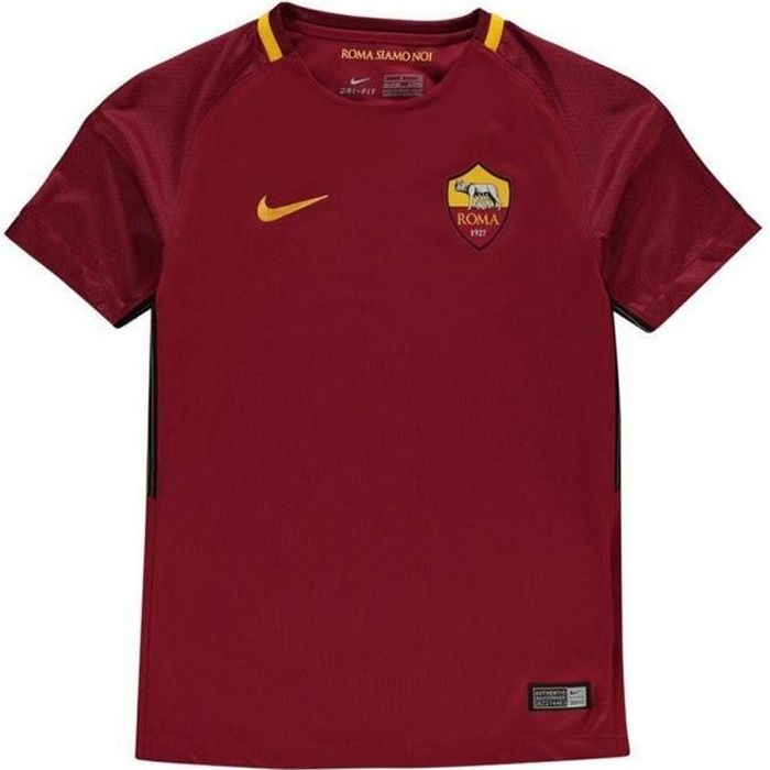 Nouveau Maillot Officiel Enfant Nike AS Roma Home 2017-2018