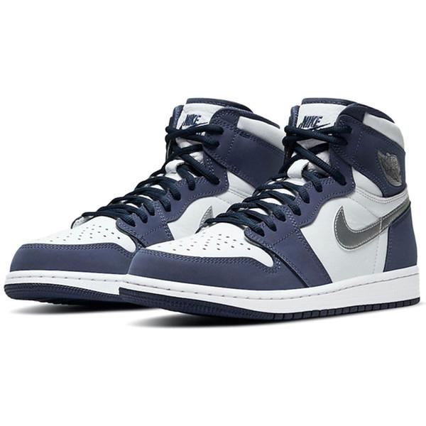 Air Jordans 1 Retro High OG CO JP-Midnight Navy- Chaussures de Courses pour Femme Homme Marine