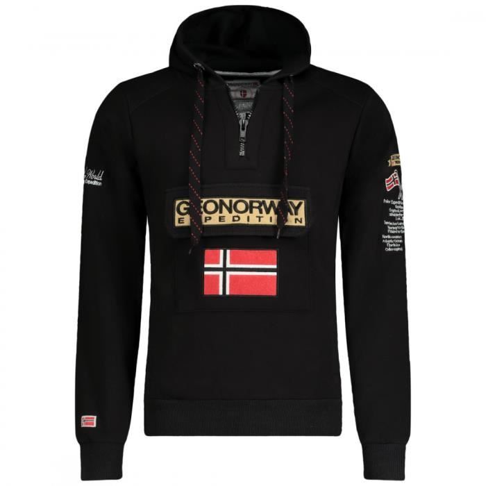 GEOGRAPHICAL NORWAY Sweat à capuche GYMCLASSNoir - Femme