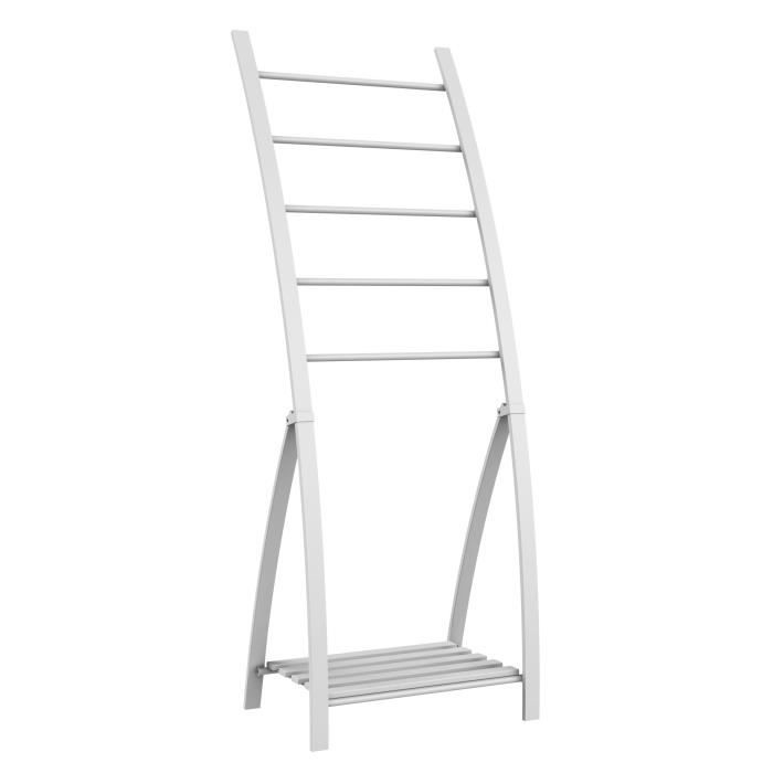 Porte-serviette en alu laqué 5 barres à poser LOFT-GAME