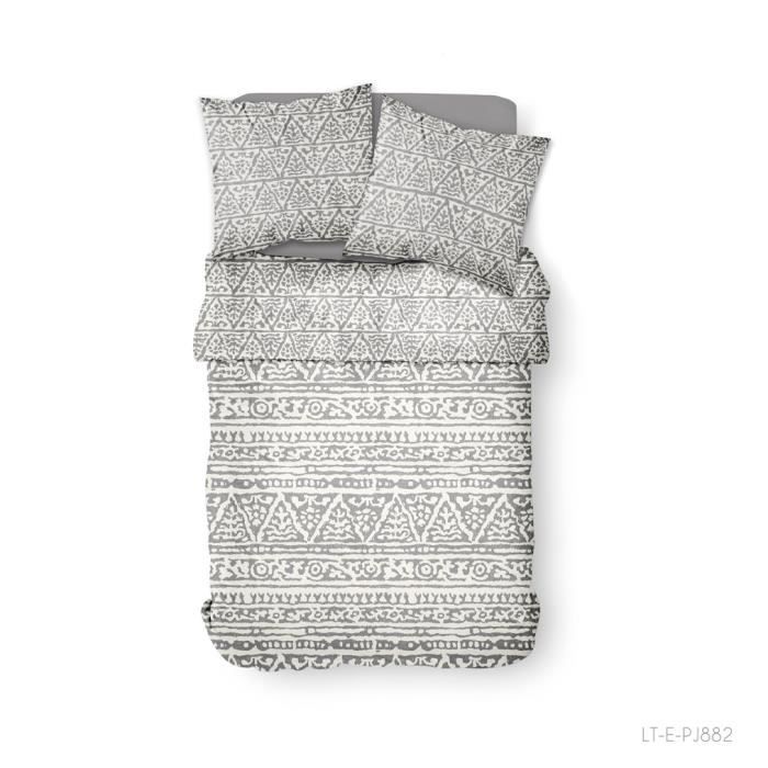 Parure de couette 100% coton 57 fils 260x240 TACUARE