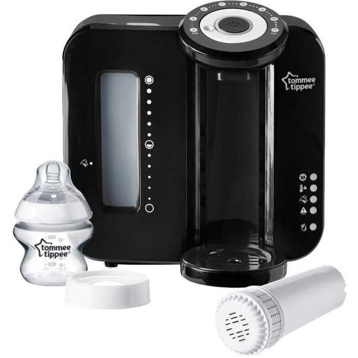 TOMMEE TIPPEE Perfect Prep - préparateur de biberon - nouvelle fonction -hot shot- - noir