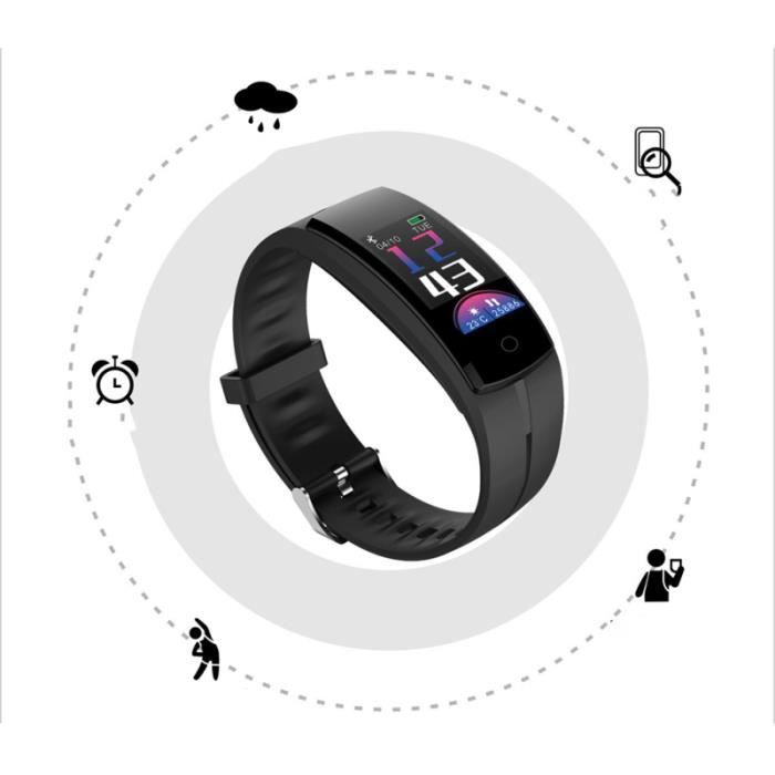 Moniteur de mode Fitness Bracelet Anti-perdue étanche Smart MONTRE - MONTRE CONNECTEE - MONTRE INTELLIGENTE