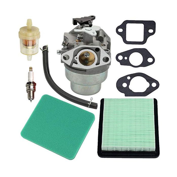 Kit de carburateur GCV160 Kit de carburateur pour tondeuse à gazon Kit de carburateur avec joint de bougie d'allumage Kit de filtre