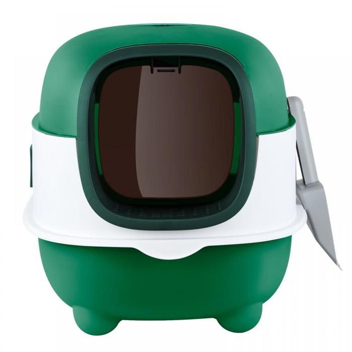 Comparer les prix de XJING-Toilettes pour chats-Litter de chat autonettoyant, bac à litière pour chats autonettoyants-40*39*56cm