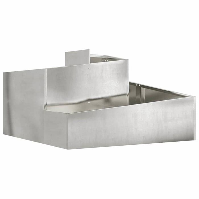 vidaXL Pot en métal Acier inoxydable Grand Durable Pot en métal - vue 2
