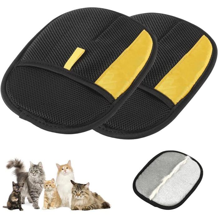 Gants de Toilettage Double Face Antistatiques Épilation Douce Poils Animaux Réutilisables Nettoyage Canapé Tapis Auto – 2PCS Gants de Toilettage Double Face Antistatiques Épilation Douce Poils Animaux Réutilisables Nettoyage Canapé Tapis Auto – 2PCS