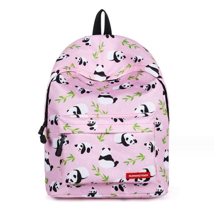 XJYDNCG Sac à Dos Enfant Léger Cartable Fille Primaire Garçon et Fille Sac à Dos Motif Panda - Rose