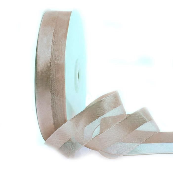 Ruban Fleurs Dorées 17mm – 18m – Pour Couture, Emballage Cadeau, Déco Mariage, Artisanat – Polyester De Qualité - 6