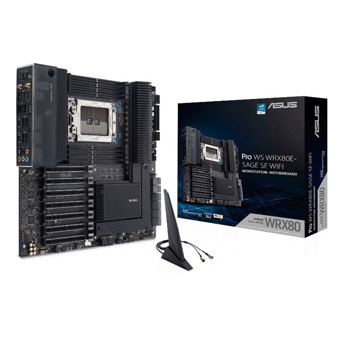 Carte mère – ASUS – PRO WS WRX80E-SAGE SE WIFI – Socket SP3 – Wi-Fi – 2048 Go RAM