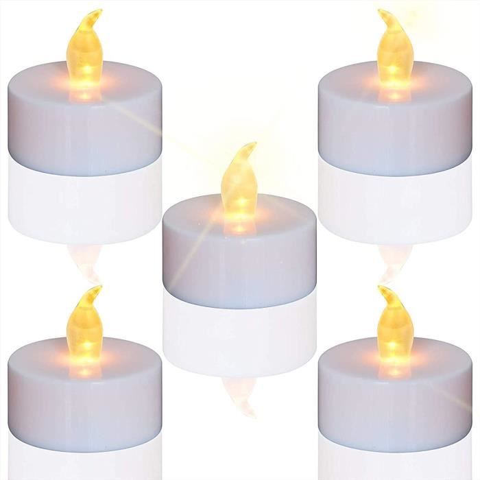 24 Pièces Bougies Chauffe-Plat Led,Forme de Coeur Bougies Led Amour Romantique Mini Bougies Chauffe-Plat Led,Décoration Saint-Valentin,Pour Saint-Valentin Jardin Anniversaire,Mariage,Confession 
