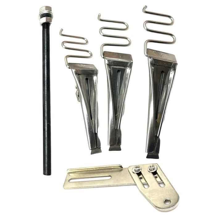 Pied-de-biche à Ourlet Roulé Réglable Pour Machine à Coudre - 3 Cm - Acier Inoxydable - Ourlet Professionnel