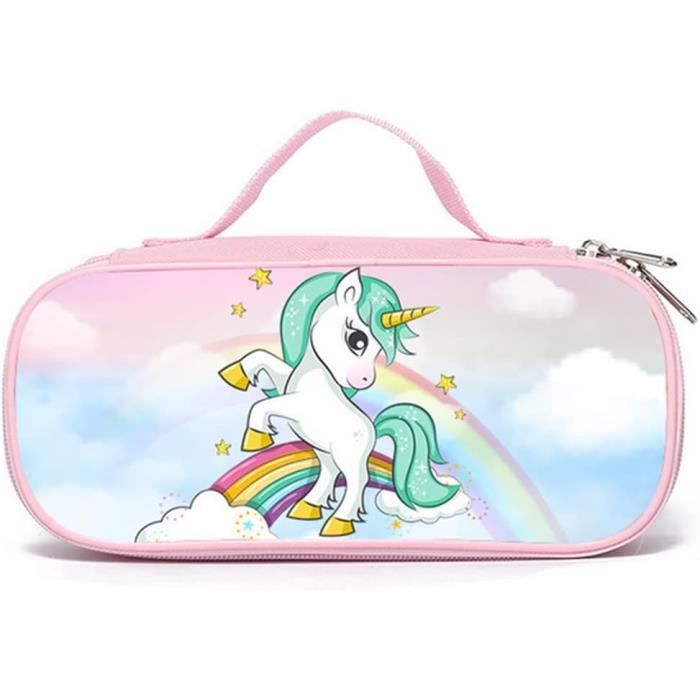 Trousse Scolaire Minecraft Fringoo Grande Capacité - 2 Compartiments Pour Garçons Et Filles