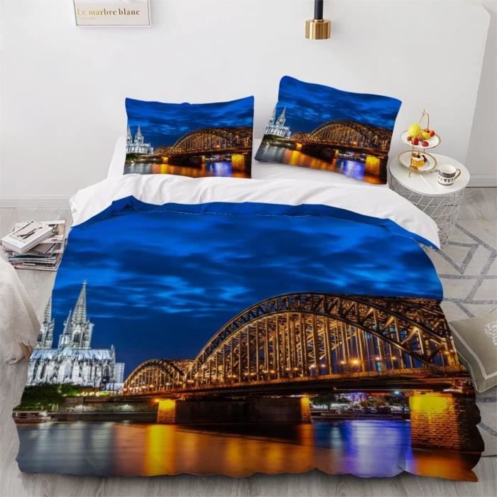 Housse De Couette 200X200 Rhin Parure De Lit 200X200 Ado 2