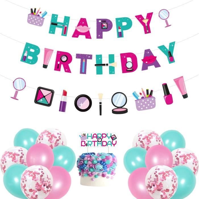 Lot de 26 Ballons Party Supplies déco de fête Kit d'anniversaire Décoration,  Anniversaire pour Enfants - Cdiscount Maison