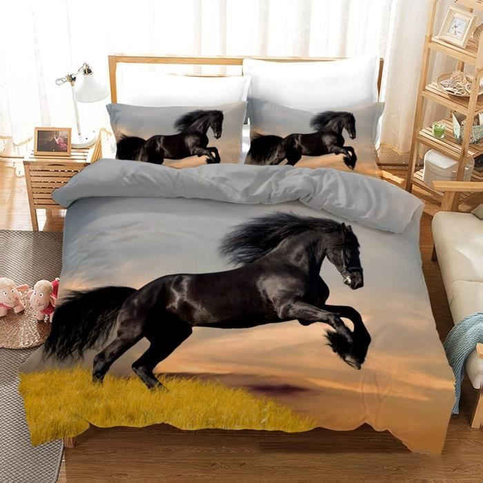 Parure de couette Gamer - Marque - Noir - Microfibre - Fermeture éclair Parure de couette Gamer - Marque - Noir - Microfibre - Fermeture éclair