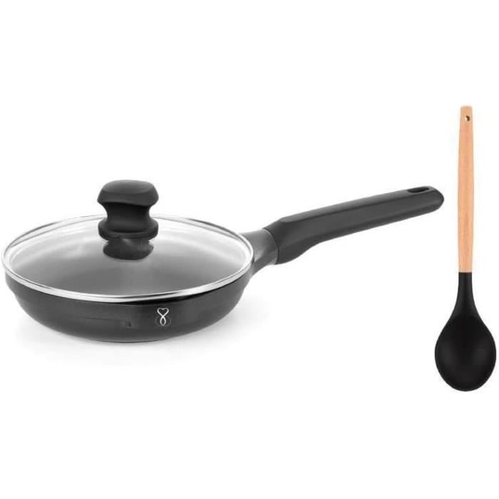 Moneta Futura Crêpière 25 Cm FineGres Anti-adhésif Induction - Fabriquée En Italie