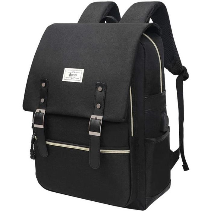 Sac Dos Ordinateur Portable Imperm able avec Pris USB pour