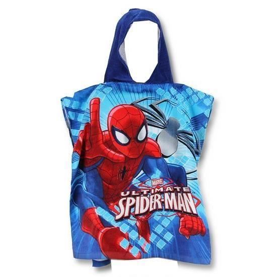 Pack Maillot De Bain + Casquette + Sac Spiderman Pour Enfant - Boxer De Bain, Casquette Réglable, Sac Gym - 3