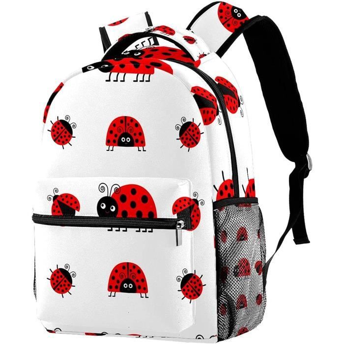 Cartable Cartable Coccinelle Rouge Cartable Blanc 29.4x20x40cm 1043 Cdiscount Bagagerie Maroquinerie