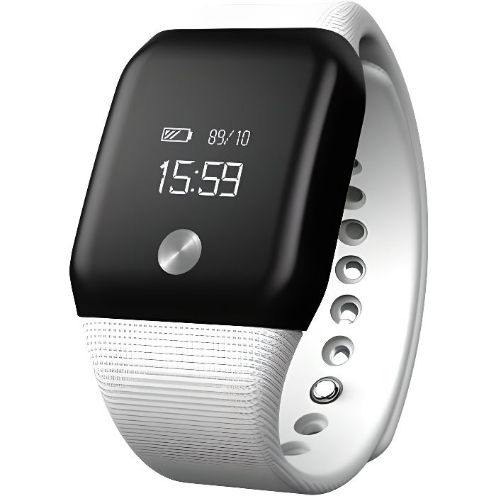 Montre connect e blanche Casual by Inkasus Cdiscount T l phonie