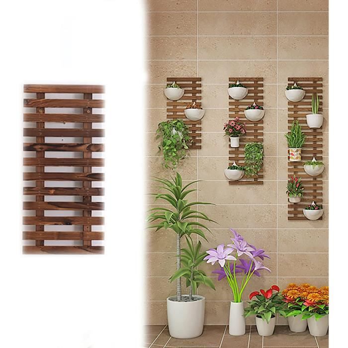 Treillis De Jardin Extensible En PVC - Support Pour Plantes Grimpantes (lierre, Rosier, Concombre) - 180x30 Cm Déplié