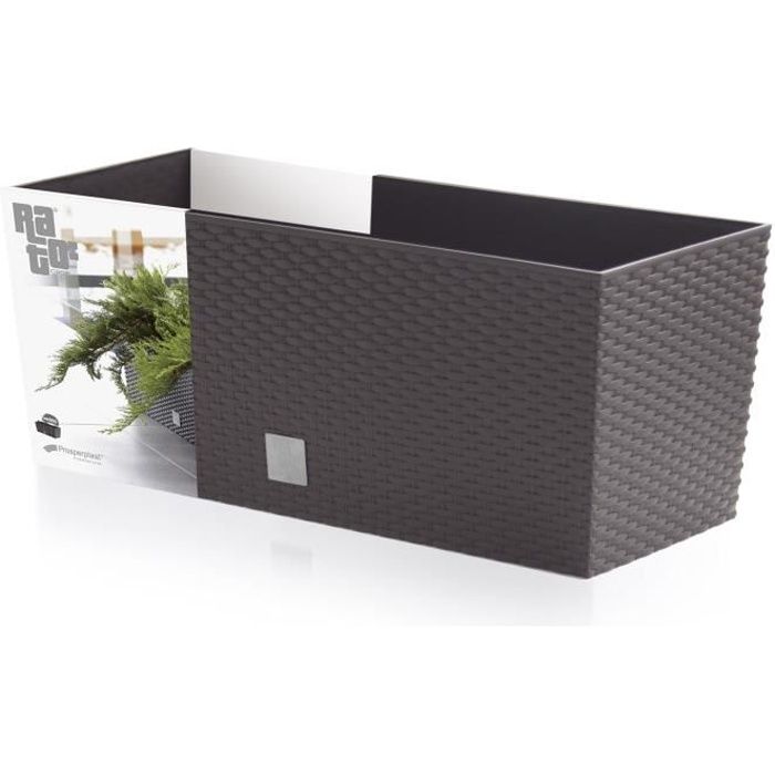 Prosper Plast Drts265-s433 26.5 x 26.5 x 50 cm Rato Square Pot à