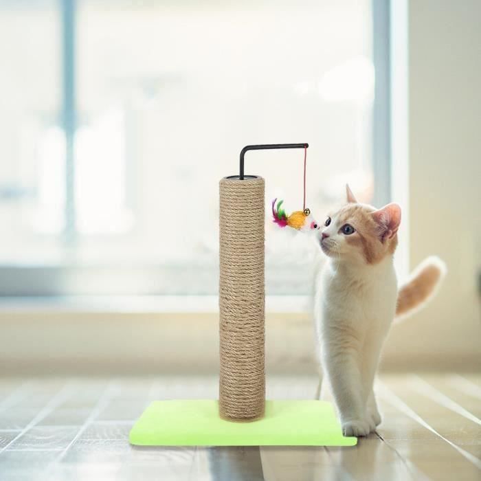 39cm Arbre A Chat Arbre Escalade Cadre Jouet Avec Forme De Poisson Cloche Jouet Chat Griffoir Messages Chat Scratch Board Saut Cdiscount Animalerie