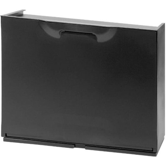 Meuble à chaussures plastique modulable gain despace 51x17x40cm noir U50/1N