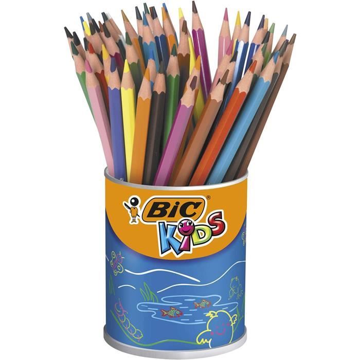 Bic Kids Evolution Ecolutions - Matite Colorate 15 Confezione, Atossiche, Infrangibili, Colori Vivaci - 2
