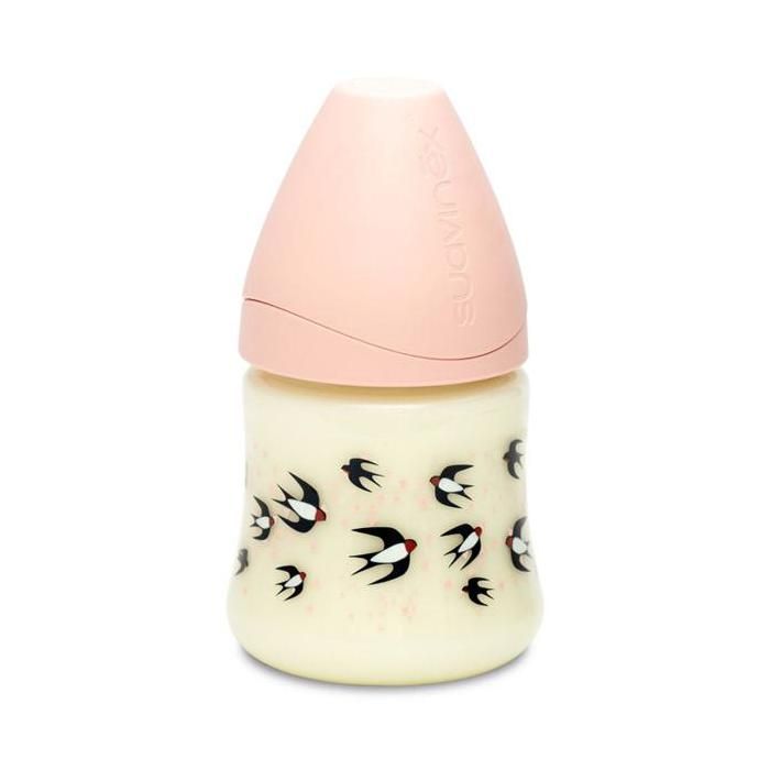 Biberon Suavinex 270 Ml Avec Tétine Ronde Débit 3 Vitesses – Anti-Colique, Collection Hygge – Rose - 9