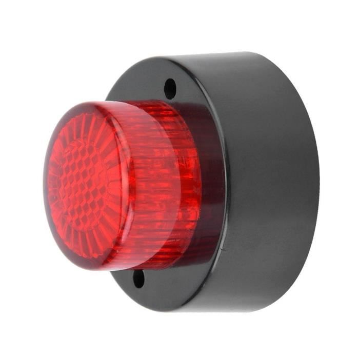 Lot De 6 Feux De Position Latéraux LED Pour Camion/Remorque - 12V, 8 LED Par Feu, Bleu - 2